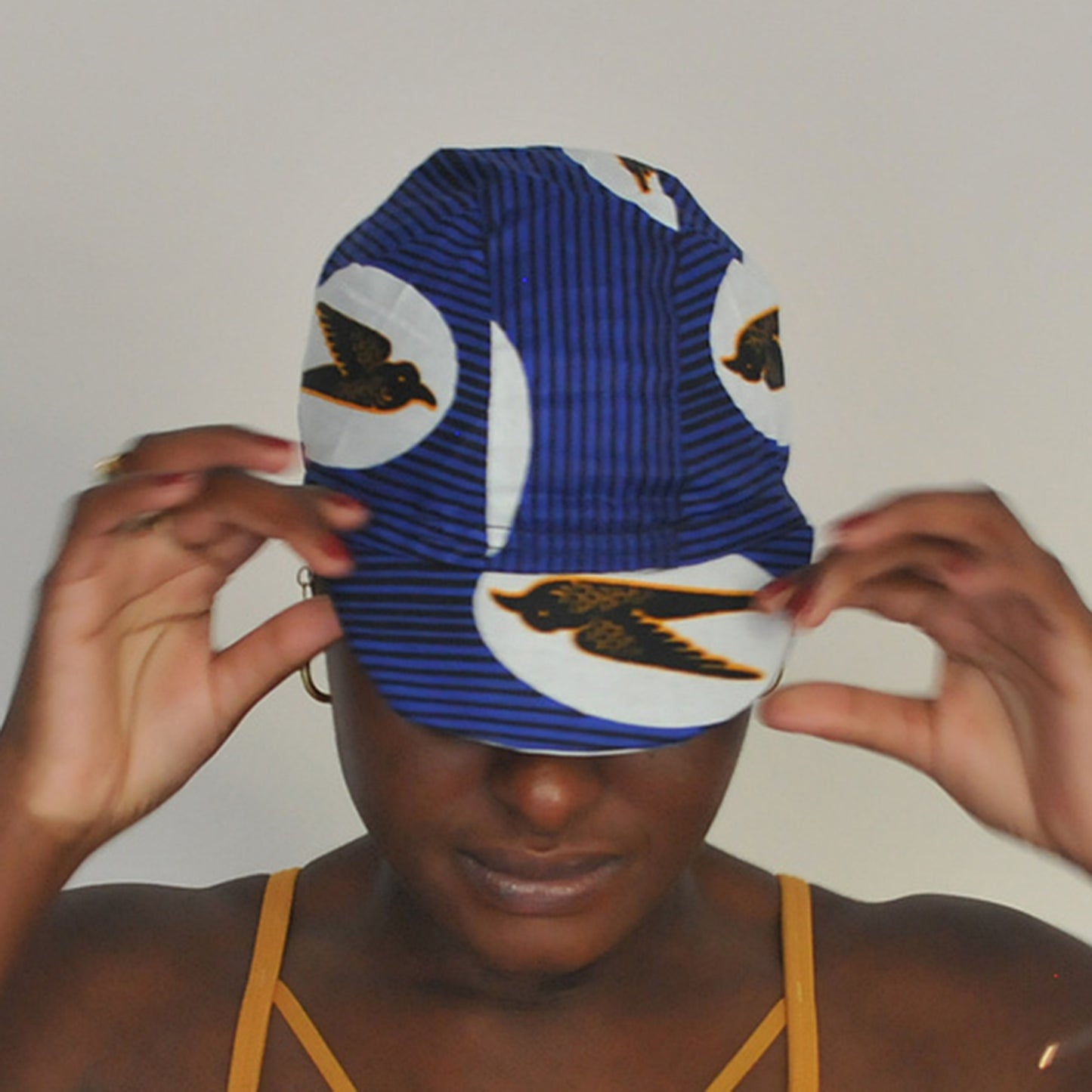 AFRICAP Handmade African Print Cycling Cap