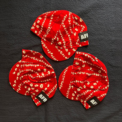 AFRICAP Handmade African Print Cycling Cap