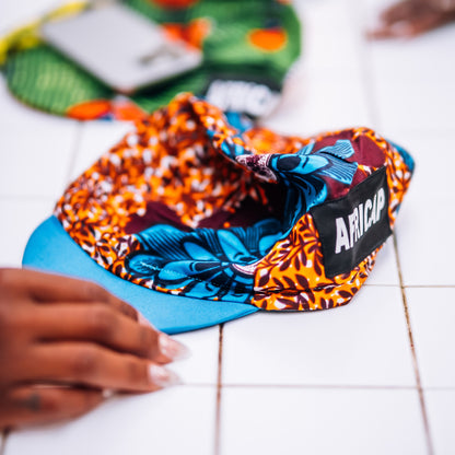 AFRICAP Handmade African Print Cycling Cap