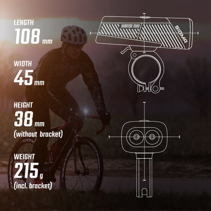 Sigma Buster 1100 Headlight w/hbar mount